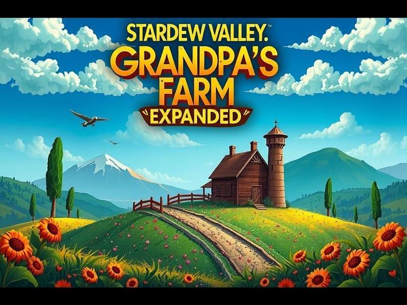 Stardew Valley Expanded में दादाजी के खेत का विस्तृत दृश्य