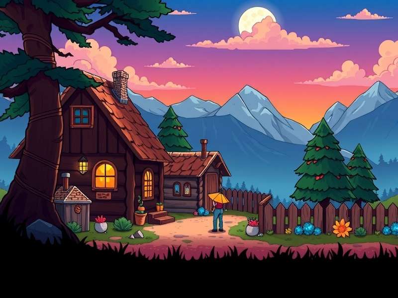 Stardew Valley में पेनी बच्चों को पढ़ाते हुए