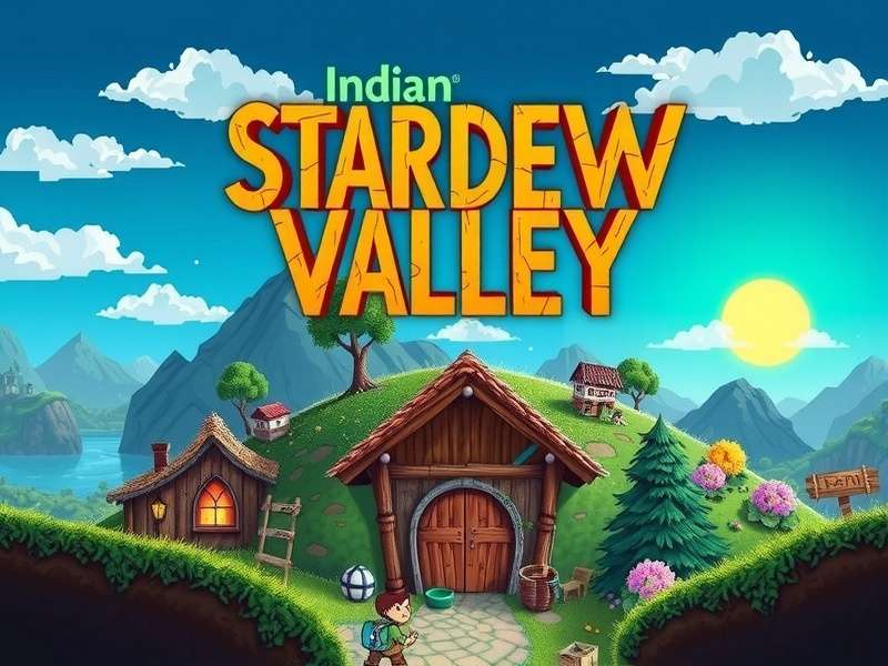 Stardew Valley Xbox अपडेट स्क्रीनशॉट - हरा-भरा फार्म और नई इमारतें