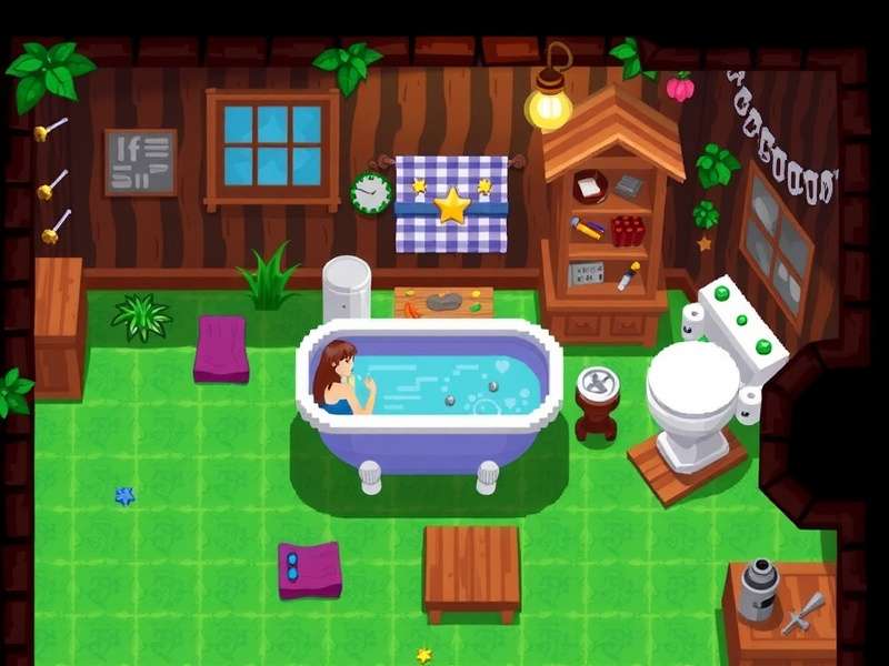 Stardew Valley में पेनी बाथहाउस दृश्य