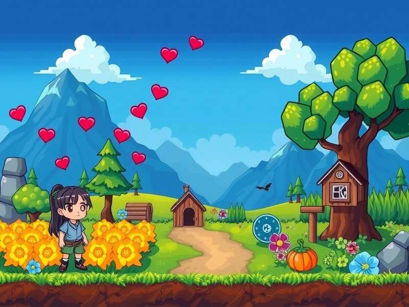Penny 14 heart event romantic scene in Stardew Valley
