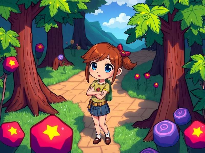 Leah's cottage in Stardew Valley surrounded by trees