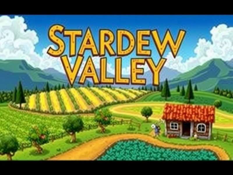 Stardew Valley PC gameplay screenshot showing a character farming