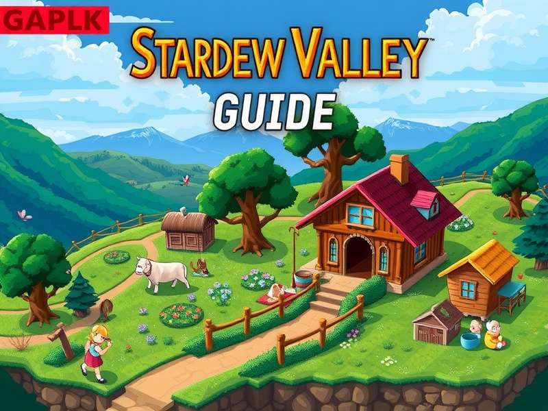 Stardew Valley character mining in the caves