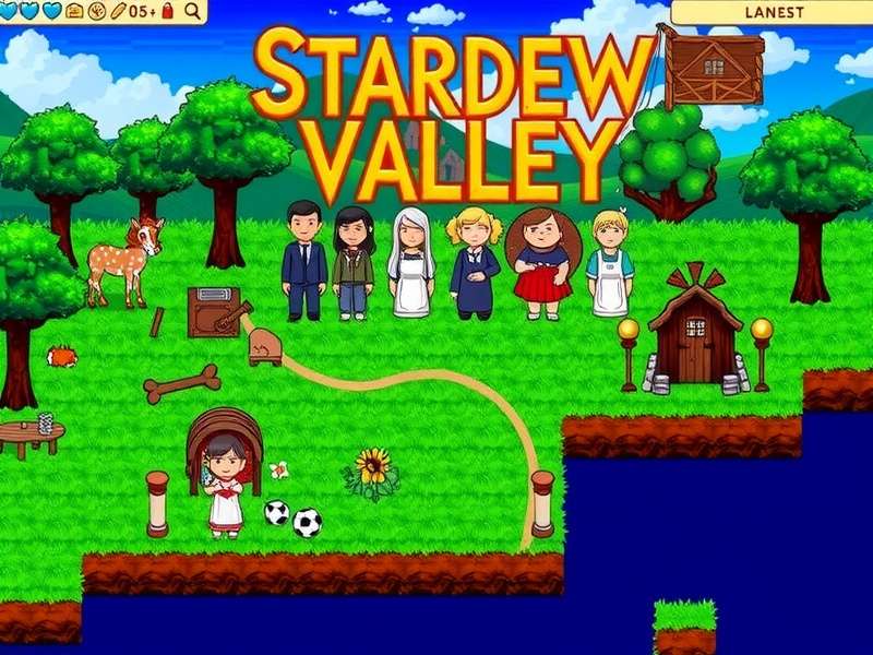 Comparison map showing original Stardew Valley vs. Stardew Valley Expanded