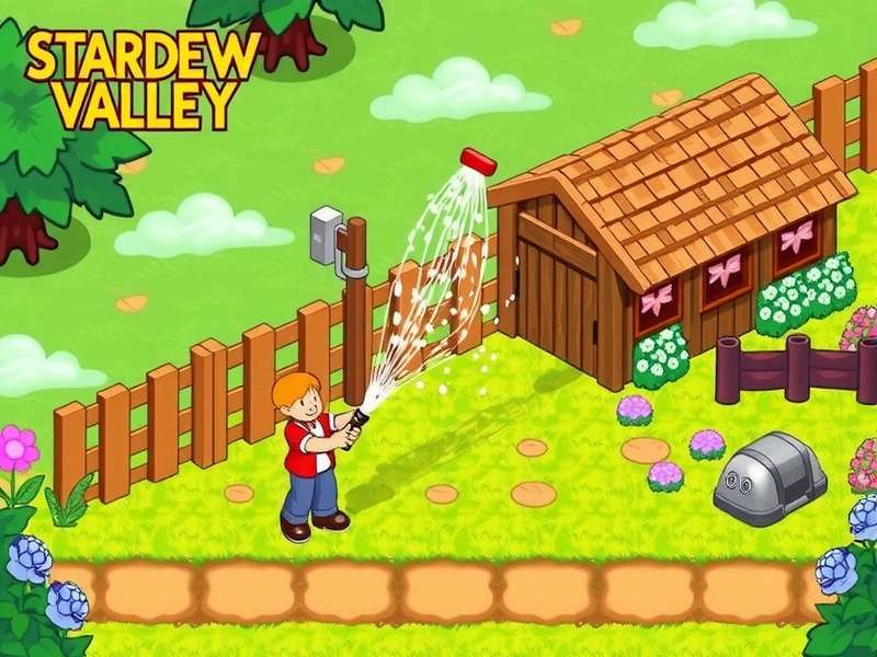 Optimized Stardew Valley Sprinkler Layout showing Iridium and Quality Sprinklers in a large farm