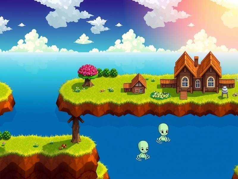 Squid being fished at the Stardew Valley Night Market