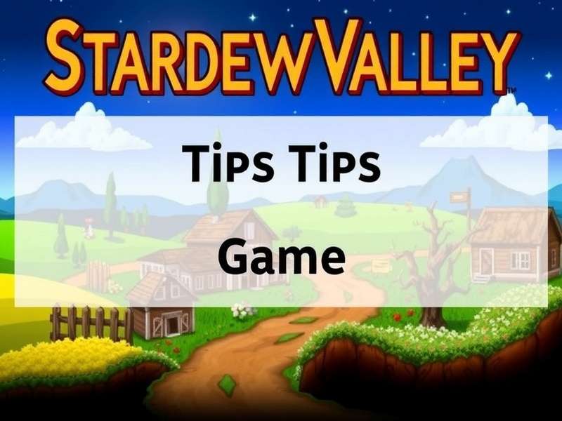 Stardew Valley farm layout example