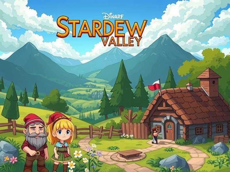 Dwarf character in Stardew Valley holding a rare artifact