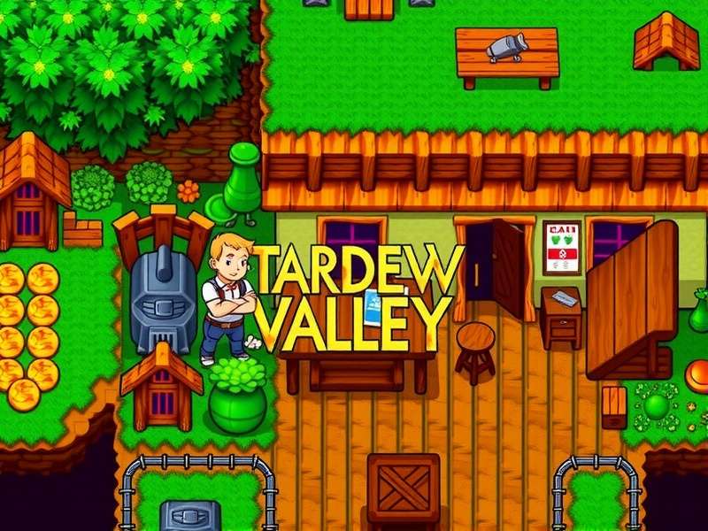 Penny teaching Jas and Vincent near the river in Stardew Valley