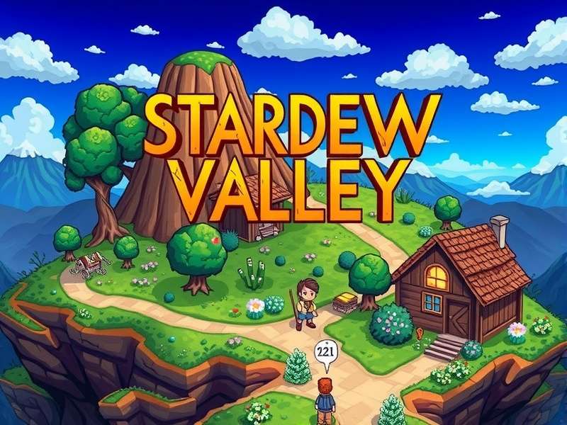 Penny teaching Jas and Vincent in Pelican Town