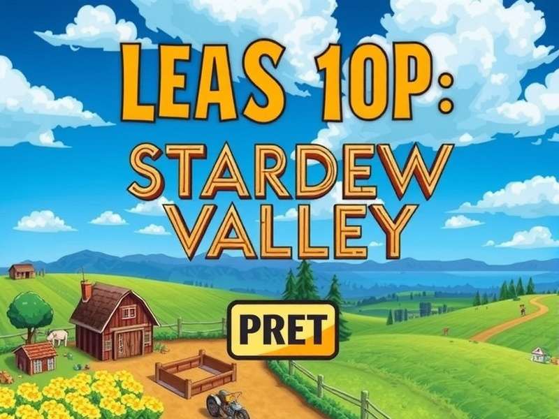 Stardew Valley PC gameplay showcasing farm, characters, and seasons