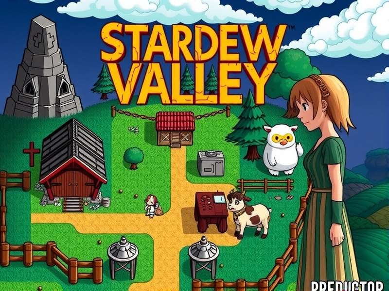 Stardew Valley prediction algorithm visualization showing crop yield patterns