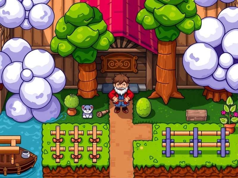 Sebastian in his basement room with computer and motorcycle poster