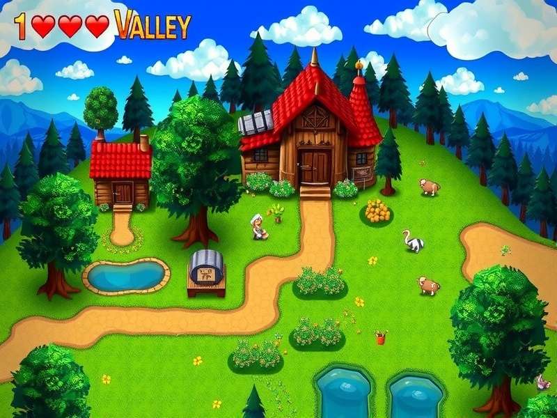 Jodi from Stardew Valley smiling in her kitchen