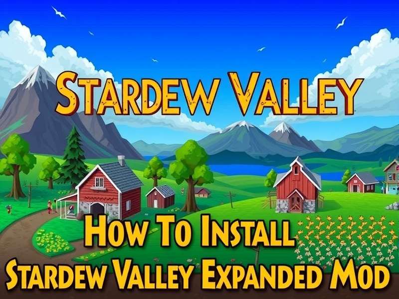 Screenshot showing correct Mods folder structure for Stardew Valley