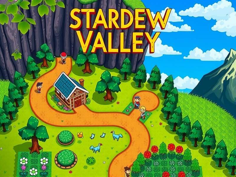 Comparison of original Stardew Valley map and Expanded mod map