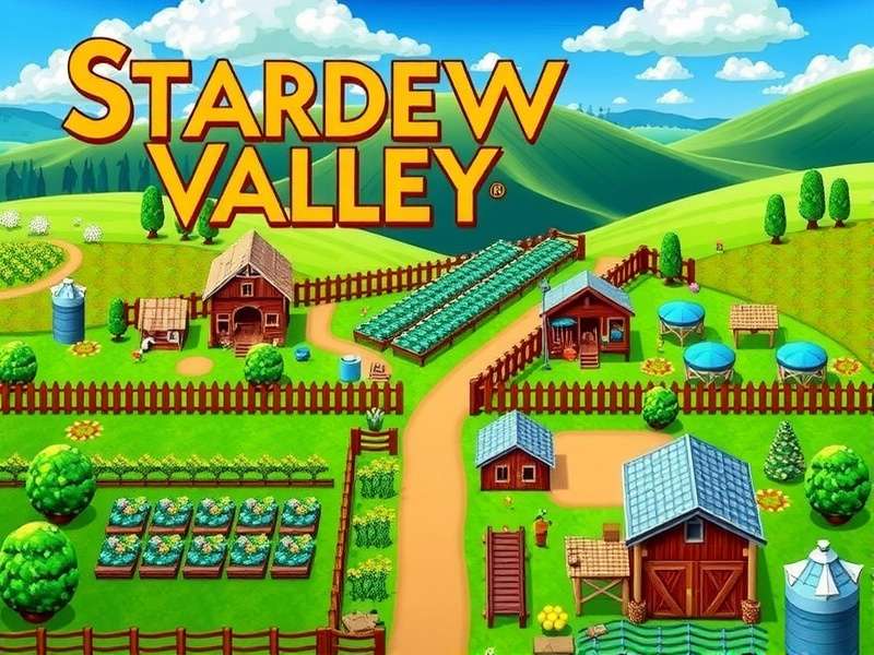 Stardew Valley peaceful farm landscape on PC