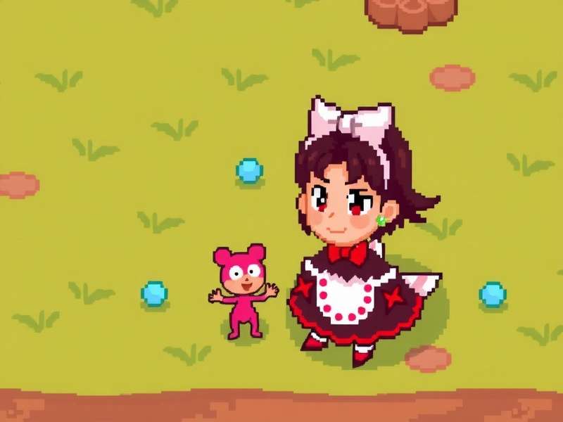 Official Stardew Valley artwork of Abigail with purple hair, holding a sword