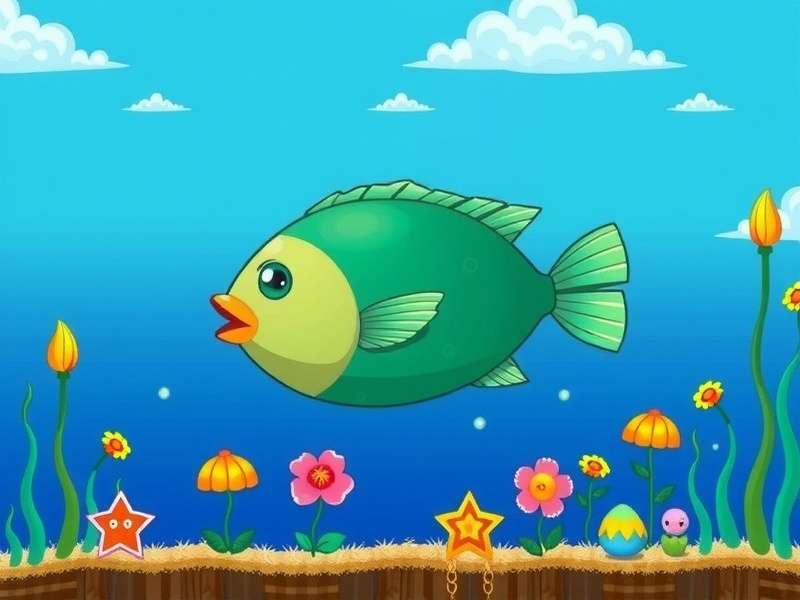 Stardew Valley Pufferfish guide featuring ocean fishing scene with pufferfish and summer icons