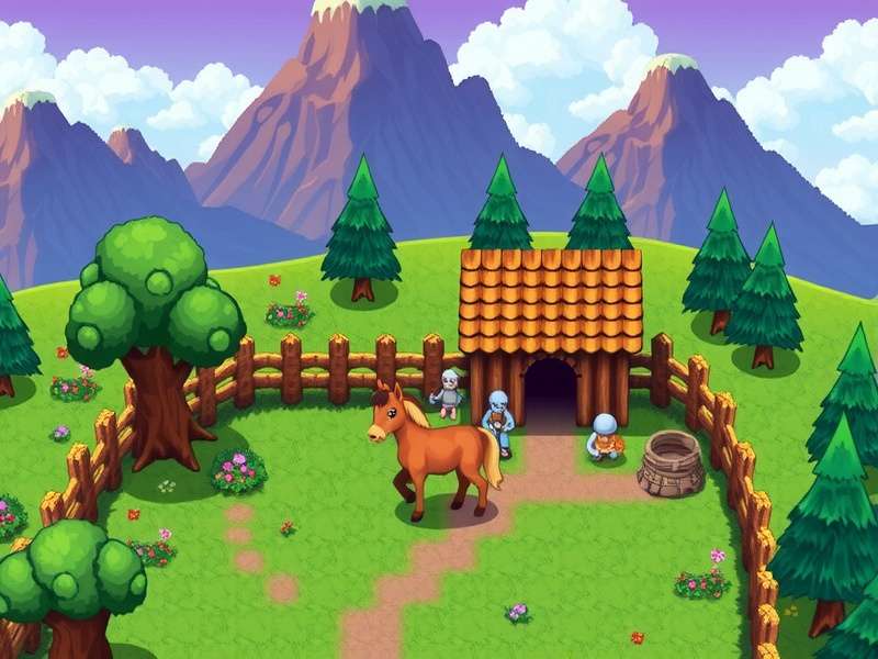 Penny Stardew Valley sitting under a tree reading a book, with the valley in the background
