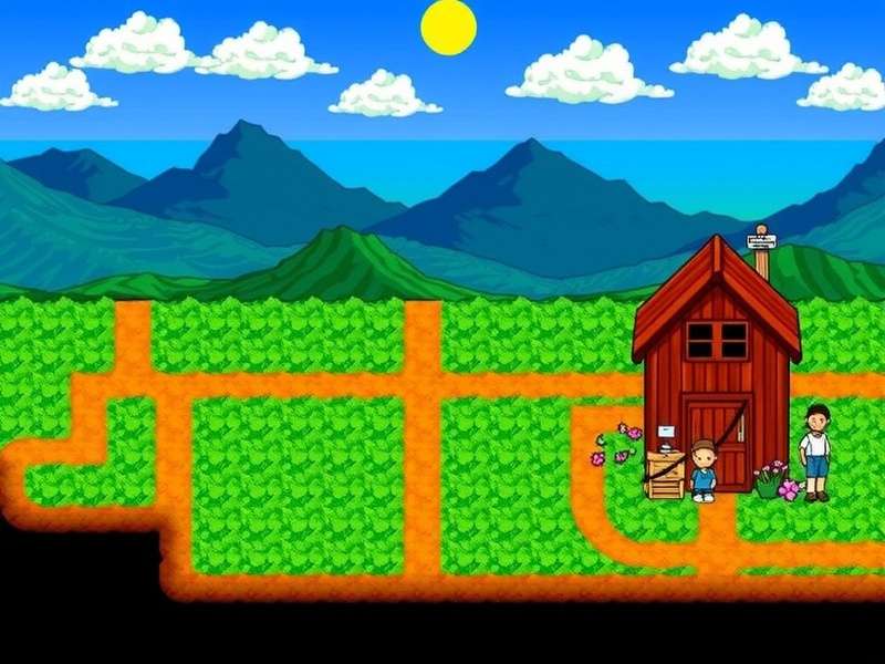 Stardew Valley Expanded landscape with new farm areas and characters