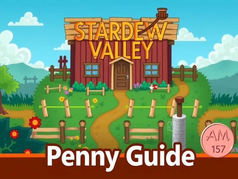 Stardew Valley Penny character portrait with books and wildflowers